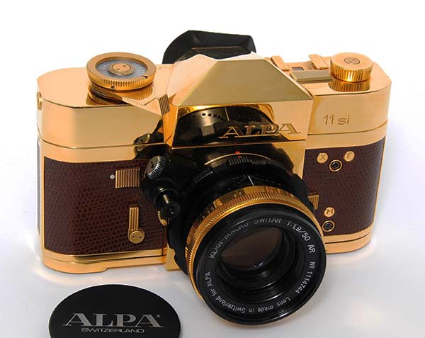 金色相机 各种特殊版本的镀金相机 -『中国摄影